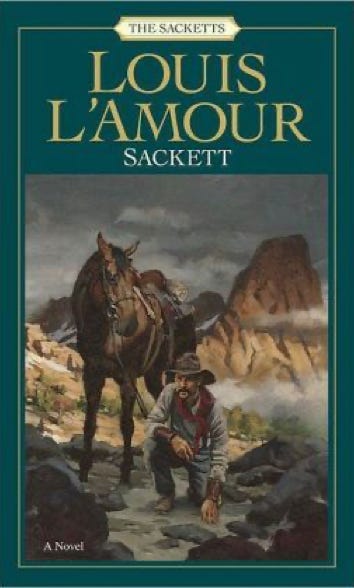 SEALED 1980s Louis L'amour Five Novel Paperback Box Set 